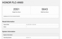 honor magic vs3 运行 geekbench 显示搭载骁龙 8 gen 2 soc